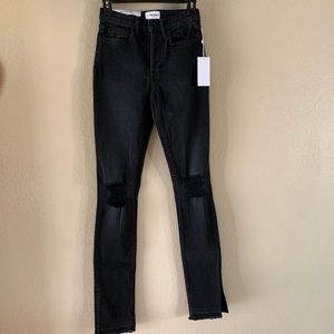 BRAND NEW COTTON CITIZEN BLACK DENIM JEANS SIZE 25